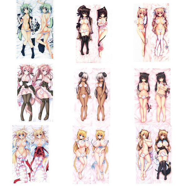 Animal ears Girl series character throw pillow cover Otaku Life-sized Body Pillowcses Japanese Anime Dakimakura Drop shipping