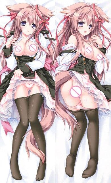 Animal ears Girl series character throw pillow cover Otaku Life-sized Body Pillowcses Japanese Anime Dakimakura Drop shipping