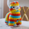 20cm Soft Rainbow Alpaca Stuffed Plush Toy Doll Rainbow Horse Lama Animals Unicorn Toys For Children Christmas Birthday Gift