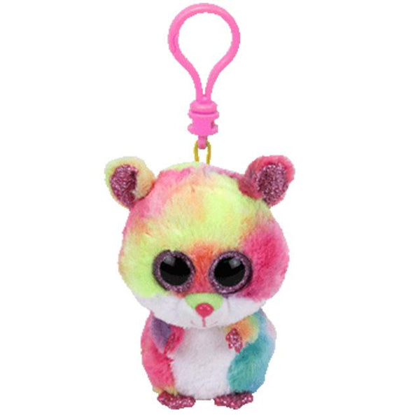 Ty Beanie Boos Big Eyes Plush Dog Keychain Doll Unicorn Penguin Leopard Owl Monkey Clip Toys 4" 10cm
