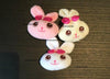 1X Super Kawaii Mini 5-12CM  Rabbit Stuffed Plush TOY DOLL String Pendant Plush DOLL Wedding Bouquet Plush TOY DOLL