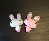 1X Super Kawaii Mini 5-12CM  Rabbit Stuffed Plush TOY DOLL String Pendant Plush DOLL Wedding Bouquet Plush TOY DOLL