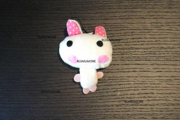 1X Super Kawaii Mini 5-12CM  Rabbit Stuffed Plush TOY DOLL String Pendant Plush DOLL Wedding Bouquet Plush TOY DOLL