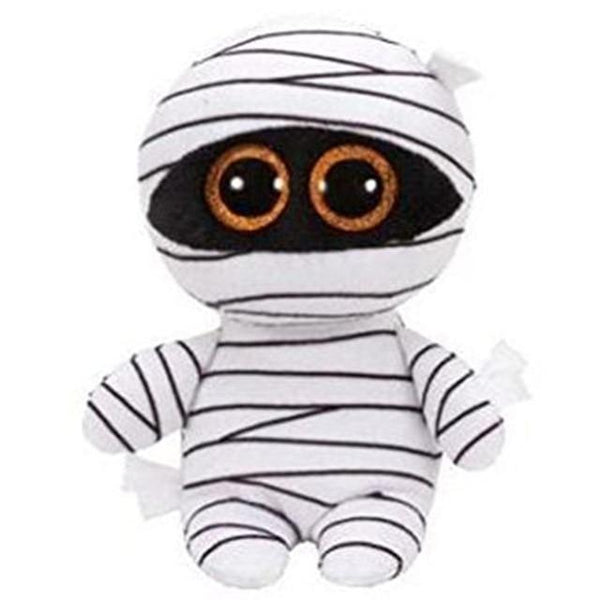 Pyoopeo Ty Boos 6" 15cm Mummy Owl Fish Bear Penguin Turtle Monkey Plush Big-eyed Stuffed Animal Doll Toy with Heart Tag