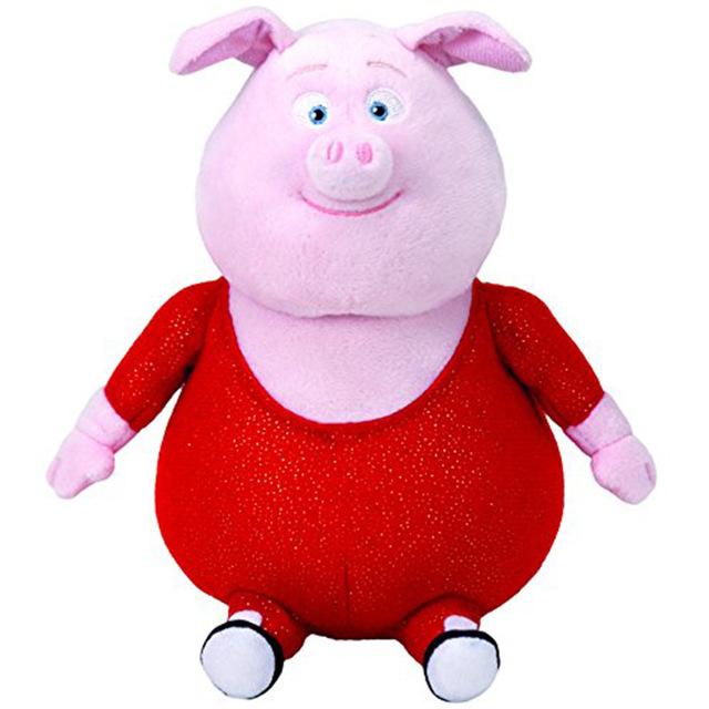 Pyoopeo Ty Boos 6" 15cm Mummy Owl Fish Bear Penguin Turtle Monkey Plush Big-eyed Stuffed Animal Doll Toy with Heart Tag