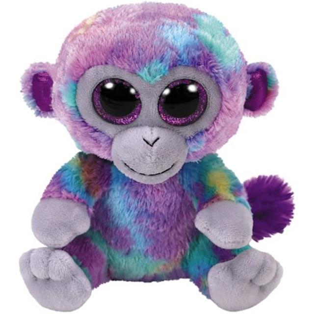 Pyoopeo Ty Boos 6" 15cm Mummy Owl Fish Bear Penguin Turtle Monkey Plush Big-eyed Stuffed Animal Doll Toy with Heart Tag