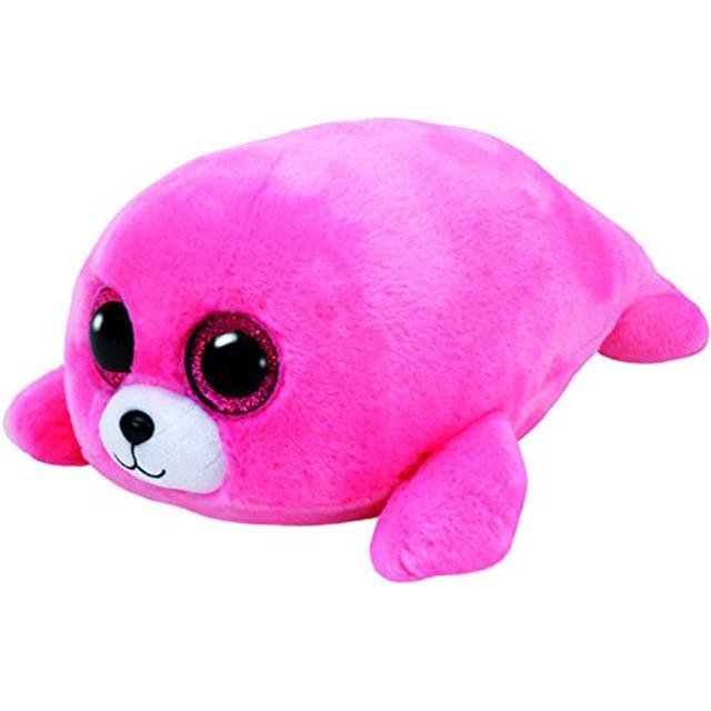 Pyoopeo Ty Boos 6" 15cm Mummy Owl Fish Bear Penguin Turtle Monkey Plush Big-eyed Stuffed Animal Doll Toy with Heart Tag