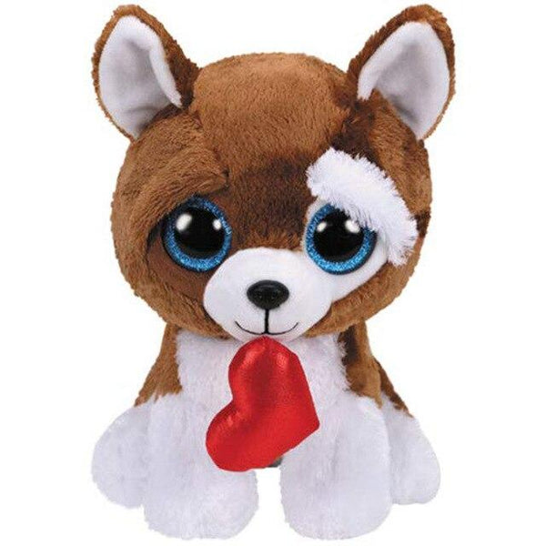 Pyoopeo Ty Boos 6" 15cm Mummy Owl Fish Bear Penguin Turtle Monkey Plush Big-eyed Stuffed Animal Doll Toy with Heart Tag