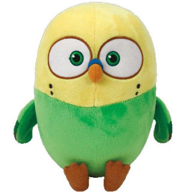 Pyoopeo Ty Boos 6" 15cm Mummy Owl Fish Bear Penguin Turtle Monkey Plush Big-eyed Stuffed Animal Doll Toy with Heart Tag