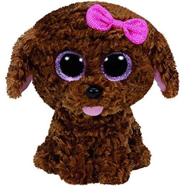 Pyoopeo Ty Boos 6" 15cm Mummy Owl Fish Bear Penguin Turtle Monkey Plush Big-eyed Stuffed Animal Doll Toy with Heart Tag