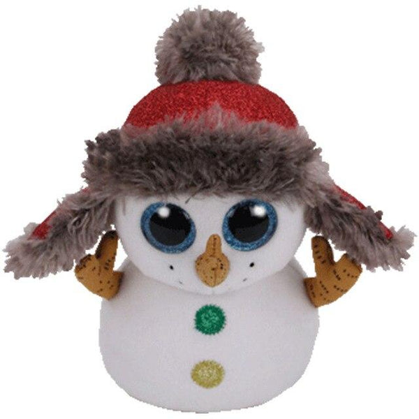Pyoopeo Ty Boos 6" 15cm Mummy Owl Fish Bear Penguin Turtle Monkey Plush Big-eyed Stuffed Animal Doll Toy with Heart Tag