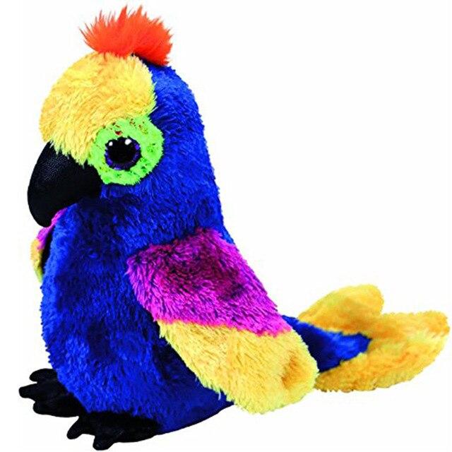 Pyoopeo Ty Boos 6" 15cm Mummy Owl Fish Bear Penguin Turtle Monkey Plush Big-eyed Stuffed Animal Doll Toy with Heart Tag