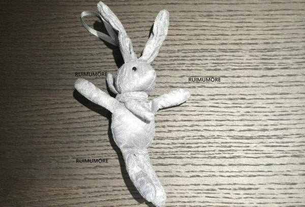 4Colors , Mini 9CM Rabbit Plush Stuffed animal TOY DOLL , Key chain gift Pendant rabbits Plush TOY DOLL