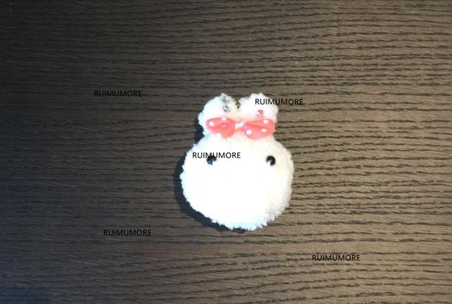 4Colors , Mini 9CM Rabbit Plush Stuffed animal TOY DOLL , Key chain gift Pendant rabbits Plush TOY DOLL