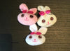 1piece random design cute little 4-9cm bowknot rabbit animals plush toys - kawaii Plush Stuffed Toy Doll