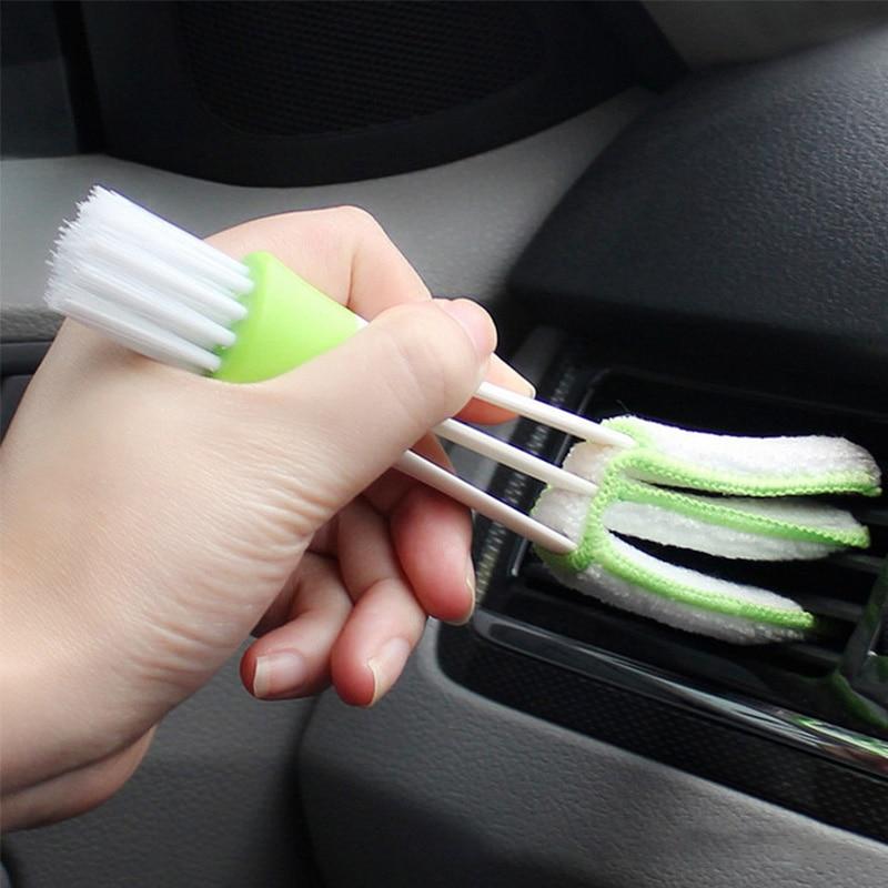 Car Accessories Waxing Sponge Multi-functional Microfiber Car Duster Cleaning Brush Paint Care
