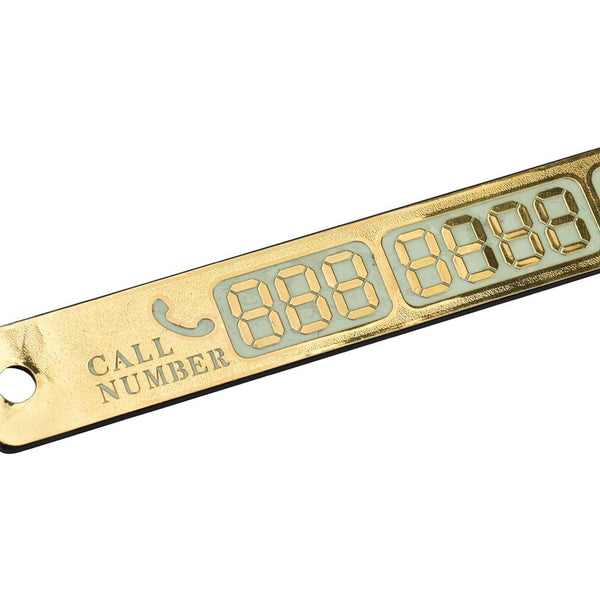 Car Interior Accessories Parking Number Plate Car Parking Card Telephone Number Card Notice Night Florescent Sucker Plate 17*7