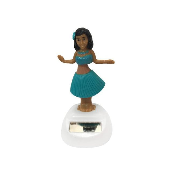 Solar Dancing Hawaii girl Hula Shaking Head Toy Auto Interior Decompression Dashboard Decoration Car Ornaments Car Accessories 4