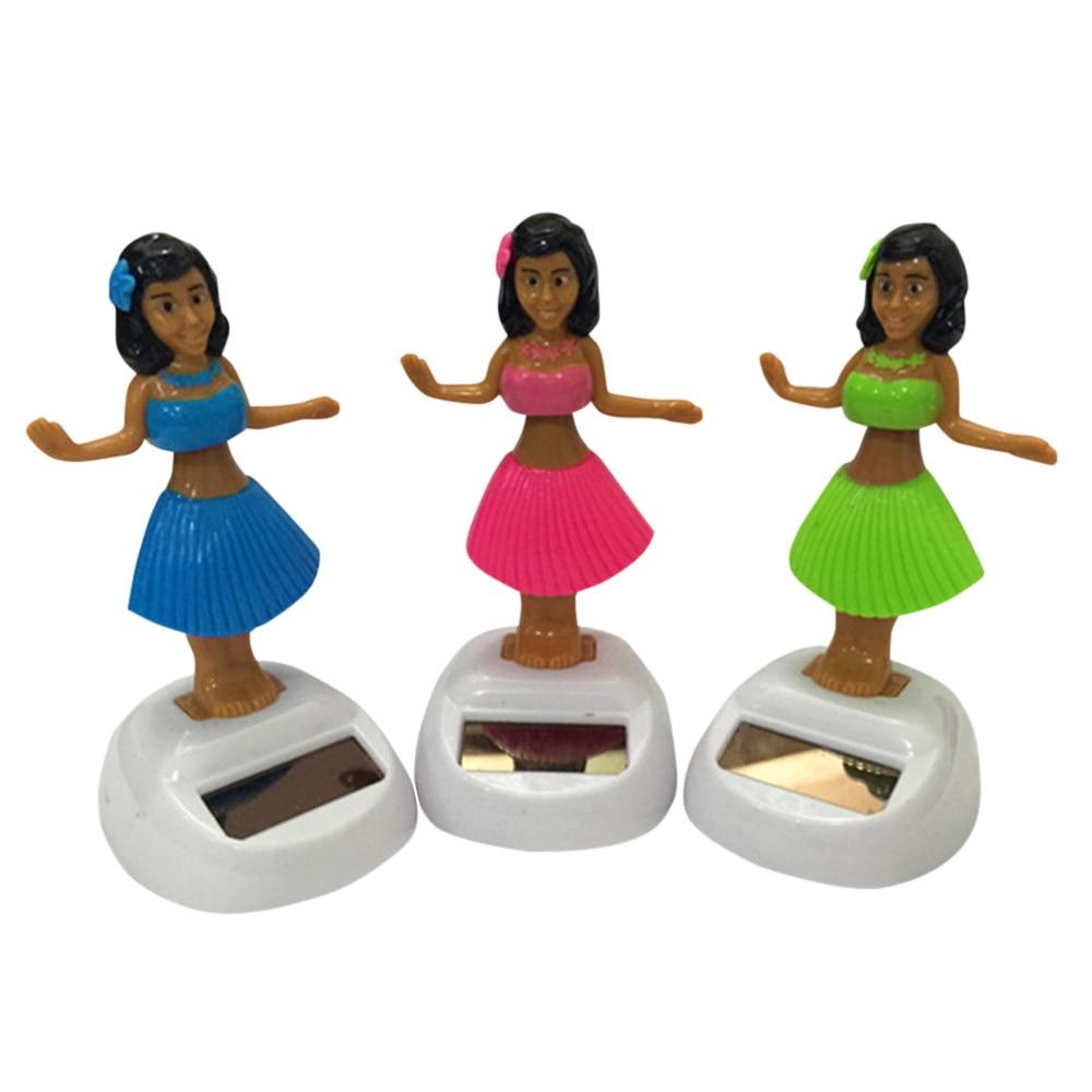 CARPRIE 10.5*5.5cm Solar Powered Dancing Girls Swinging Animated Bobble Dancer Toy Car Decor New Auto interior Home decoration