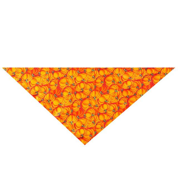 Dog Halloween Bandana Neckerchief Pet Accessories Pet Scarf Personalized Pet Bandanas For Dog Pumpkin Cartoon Dog Scarf Pattern