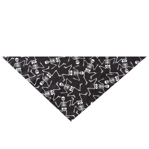 Dog Halloween Bandana Neckerchief Pet Accessories Pet Scarf Personalized Pet Bandanas For Dog Pumpkin Cartoon Dog Scarf Pattern