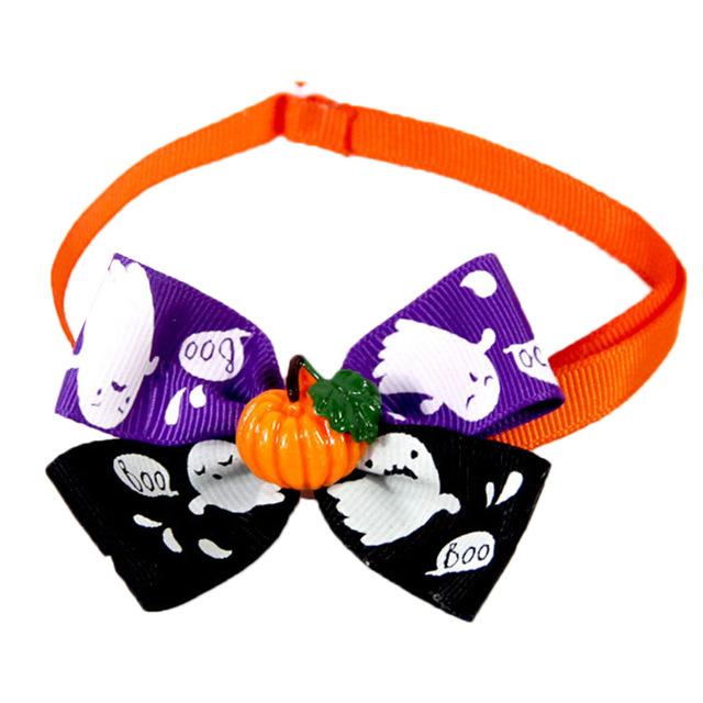 Dog Pet Bow Tie Halloween Cosplay Dog Necktie Adjustable Pet Bowties Collar Dog Accessories Grooming Products For Small Dogs