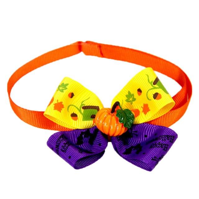 Dog Pet Bow Tie Halloween Cosplay Dog Necktie Adjustable Pet Bowties Collar Dog Accessories Grooming Products For Small Dogs
