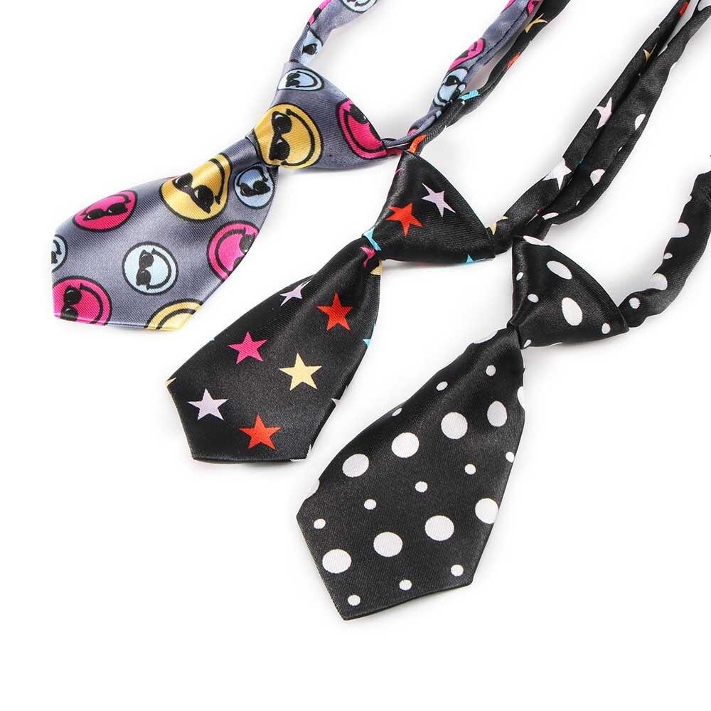 Houkiper 1pc Portable Adjustable Polyester Note Print Decor Pet Cat Dog Puppy Tie Necktie Accessories Gift