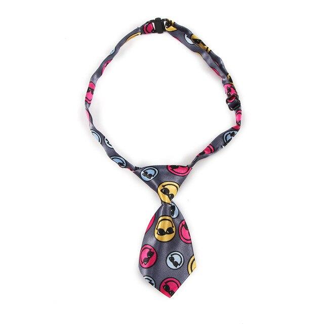 Houkiper 1pc Portable Adjustable Polyester Note Print Decor Pet Cat Dog Puppy Tie Necktie Accessories Gift