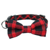 1pc Cloth Pet Dog Cat Necklace Bow Tie Collar Adjustable Plaid Bow Ties Necktie Collar Lovely Dog Cat Puppy Pet Kitty