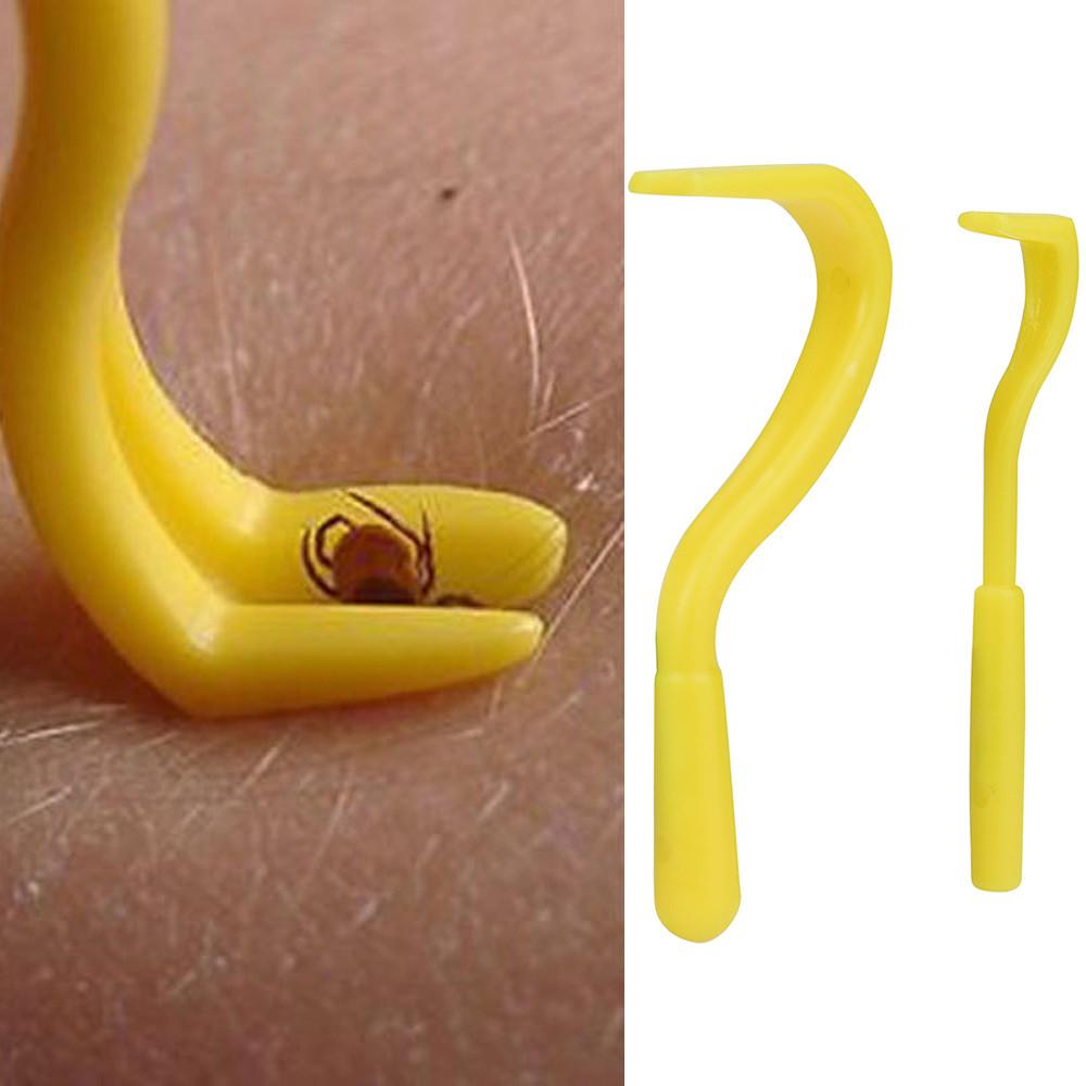 2019 TOP Pack x 2 Sizes Remover Hook Tool Human/Dog/Pet/Horse/Cat AL Dossier de puces liant aux puces
