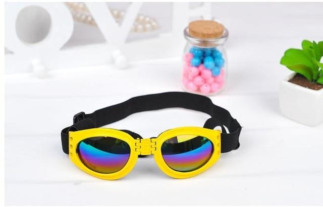 Dog Protection Goggles UV Sunglasses Foldable Pet Dog Glasses Medium Large Dog Pet Glasses Pet Eyewear Waterproof
