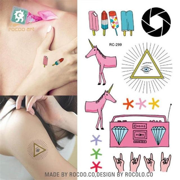 individuality waterproof temporary tattoos paper for lady women 3d sexy crown Jewelry design tattoo sticker RC2220