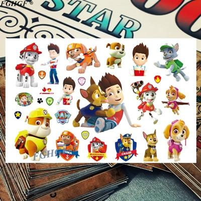 Kids 3d Cute Dog Agent Child Temporary Body Art Flash Tattoo Sticker 17*10cm Waterproof painless tattoo Free shipping