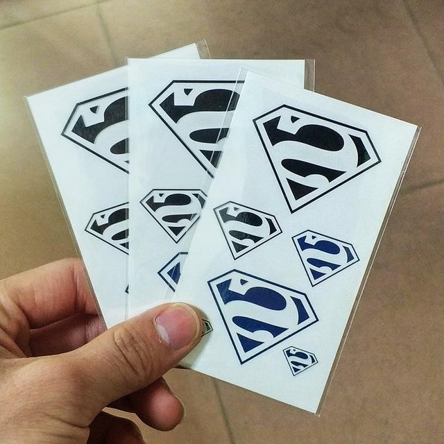 Waterproof Temporary Tattoo Sticker super men captain American cartoon tatto stickers flash tatoo fake tattoos for kids child 4