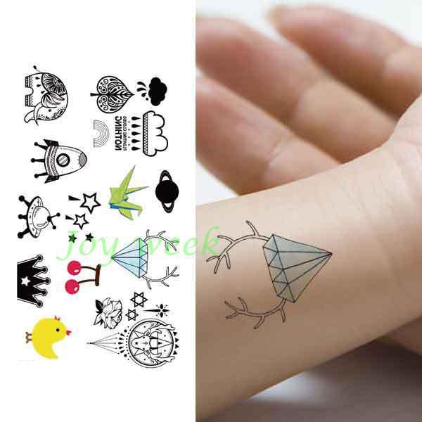 Waterproof Temporary Tattoo Sticker super men captain American cartoon tatto stickers flash tatoo fake tattoos for kids child 4