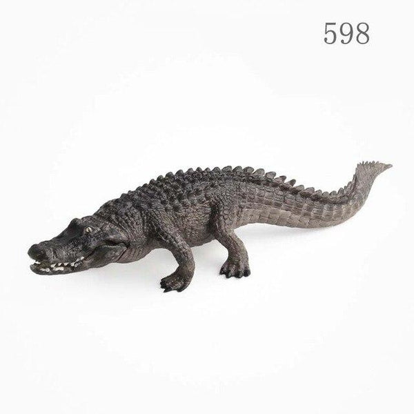 Big Size Animals kingdom Crocodile Toy Set Plastic Play Toys World Park Crocodile Model Action Figures Kids Boy Gift Home Decor