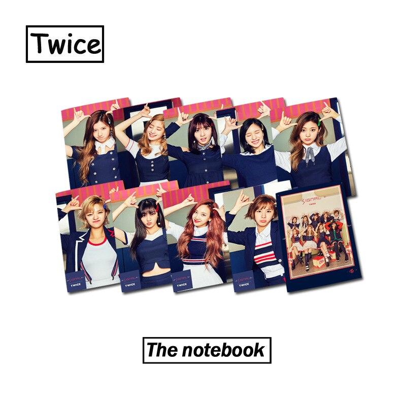 [MYKPOP]TWICE SIGNAL Photo Exercise Book Lined Big Study Notebook Workbook Diary Notebook KPOP Fans Collection SA18050807