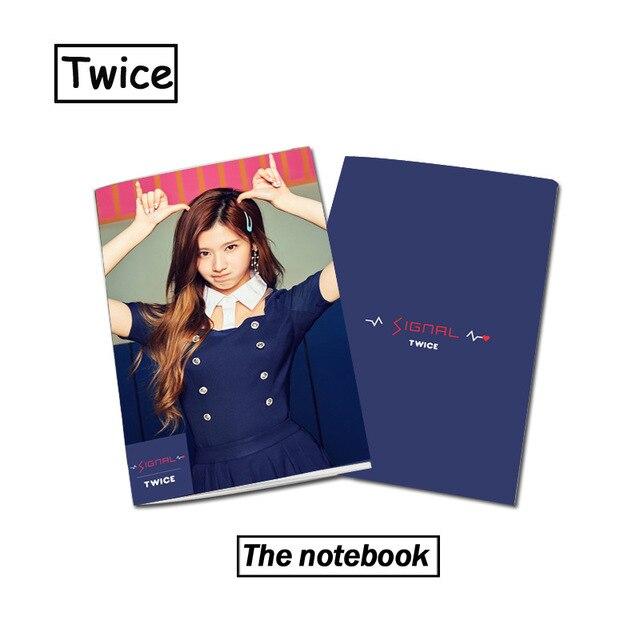 [MYKPOP]TWICE SIGNAL Photo Exercise Book Lined Big Study Notebook Workbook Diary Notebook KPOP Fans Collection SA18050807