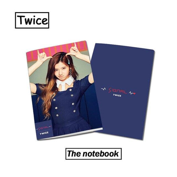 [MYKPOP]TWICE SIGNAL Photo Exercise Book Lined Big Study Notebook Workbook Diary Notebook KPOP Fans Collection SA18050807