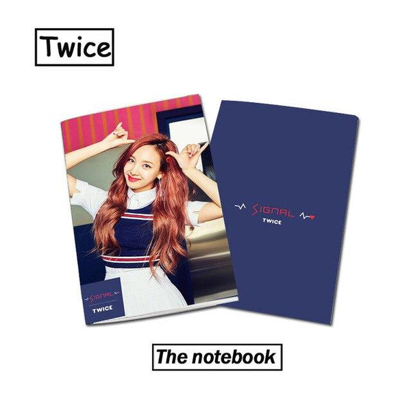 [MYKPOP]TWICE SIGNAL Photo Exercise Book Lined Big Study Notebook Workbook Diary Notebook KPOP Fans Collection SA18050807