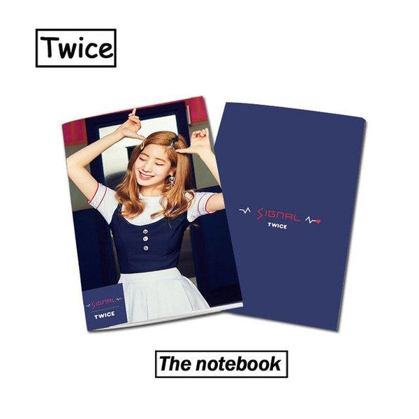 [MYKPOP]TWICE SIGNAL Photo Exercise Book Lined Big Study Notebook Workbook Diary Notebook KPOP Fans Collection SA18050807