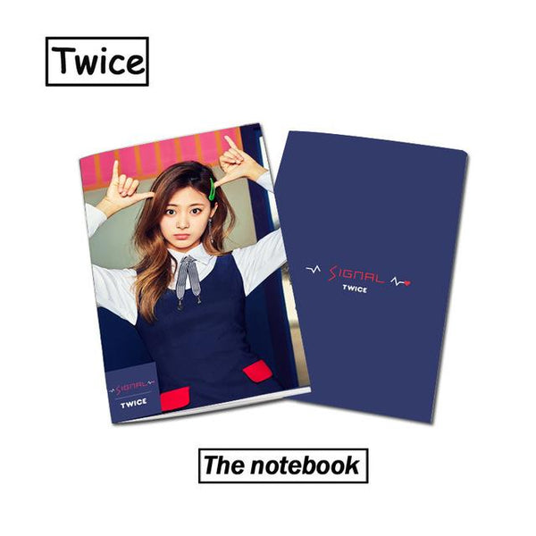 [MYKPOP]TWICE SIGNAL Photo Exercise Book Lined Big Study Notebook Workbook Diary Notebook KPOP Fans Collection SA18050807