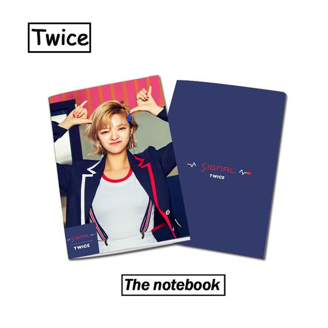 [MYKPOP]TWICE SIGNAL Photo Exercise Book Lined Big Study Notebook Workbook Diary Notebook KPOP Fans Collection SA18050807