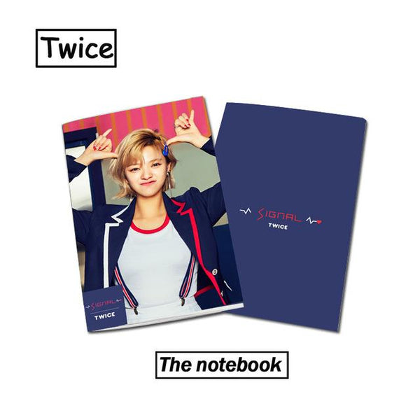 [MYKPOP]TWICE SIGNAL Photo Exercise Book Lined Big Study Notebook Workbook Diary Notebook KPOP Fans Collection SA18050807
