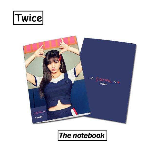 [MYKPOP]TWICE SIGNAL Photo Exercise Book Lined Big Study Notebook Workbook Diary Notebook KPOP Fans Collection SA18050807