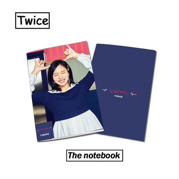 [MYKPOP]TWICE SIGNAL Photo Exercise Book Lined Big Study Notebook Workbook Diary Notebook KPOP Fans Collection SA18050807