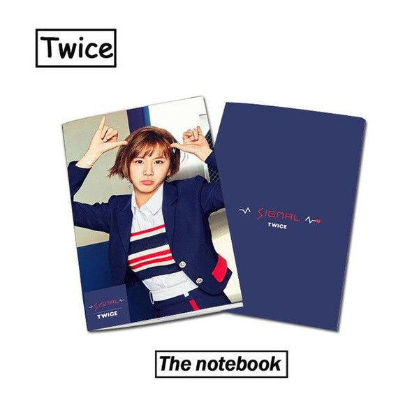 [MYKPOP]TWICE SIGNAL Photo Exercise Book Lined Big Study Notebook Workbook Diary Notebook KPOP Fans Collection SA18050807