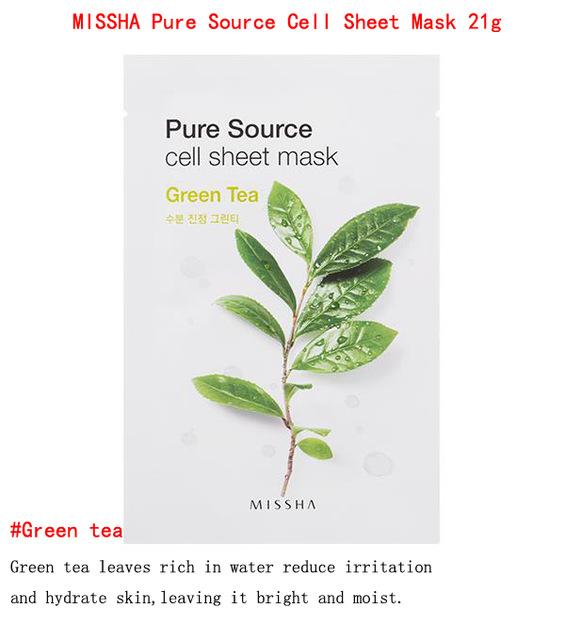 Holika Holika Pure Essence Mask Sheet 1pcs MISSHA Face Mask Whitening Moisturizing Anti Wrinkle Facial Mask Korea Cosmetics
