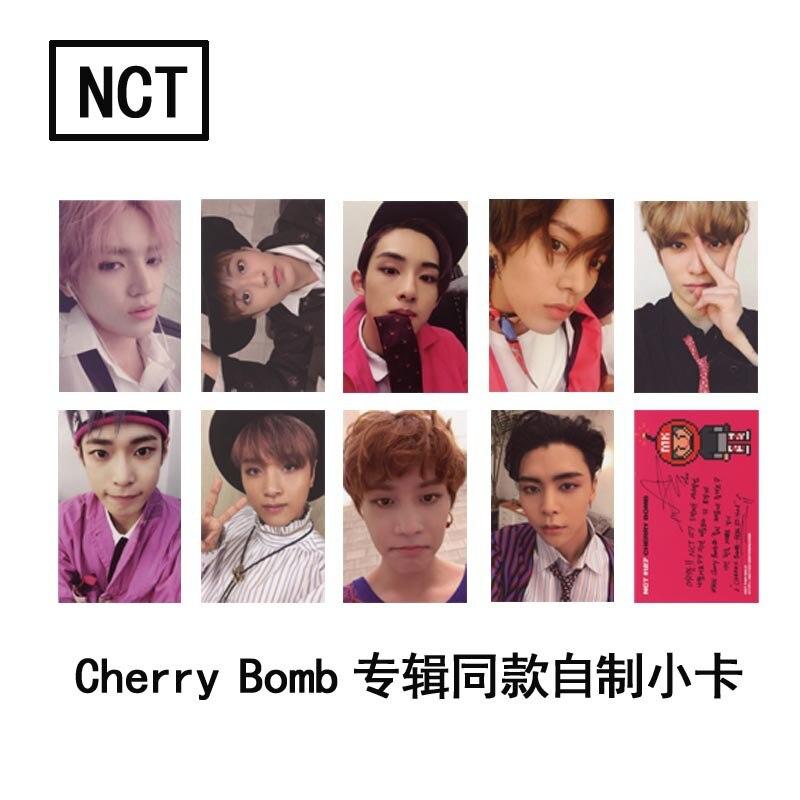 [MYKPOP]NCT127 3rd Album CHERRY BOMB Photo Card HD LOMO Card KPOP Fans Collection SA18050915